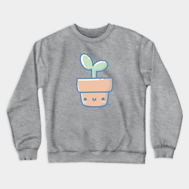 kawaii pot Crewneck Sweatshirt by Sugar Bubbles 